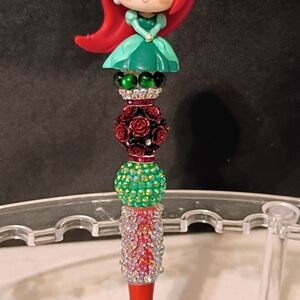 Colorful Beaded Pen with Character Topper